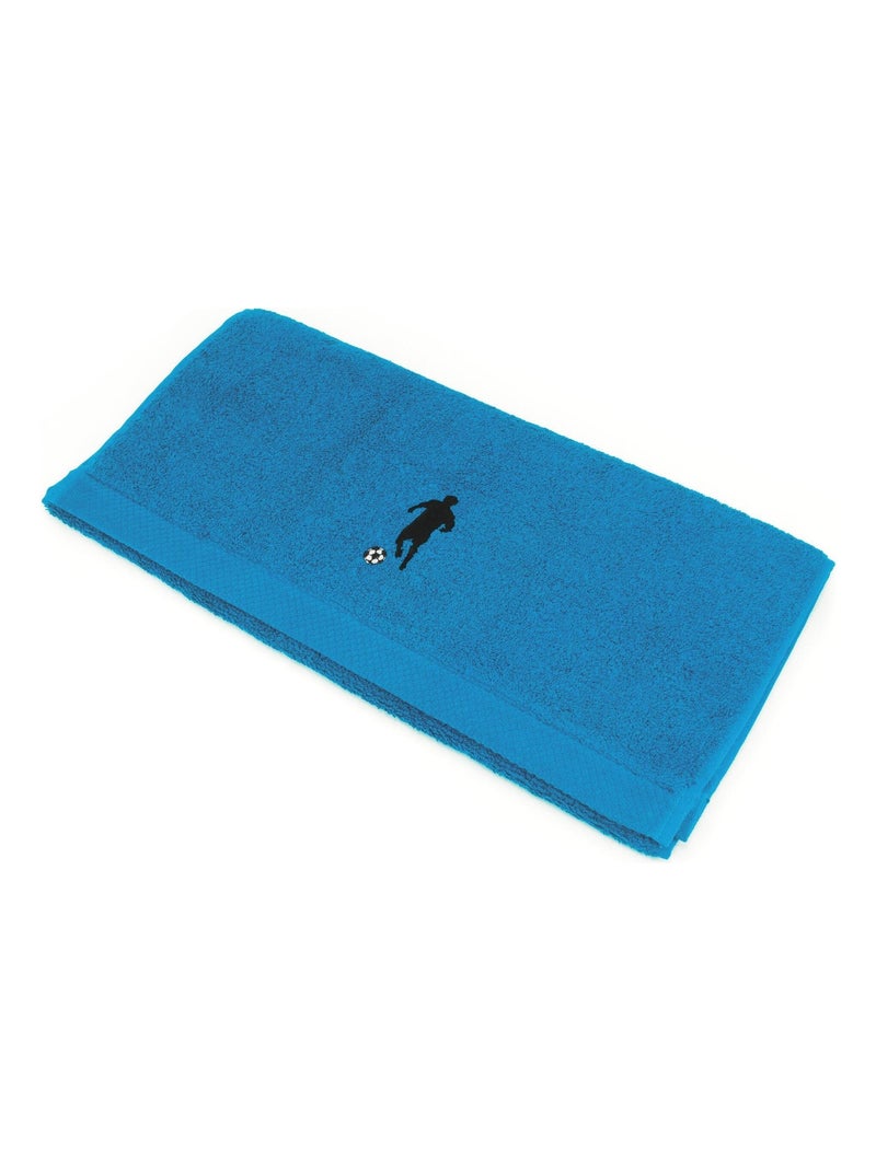 Parure de bain 8 pièces PURE FOOTBALL Bleu turquoise - Kiabi
