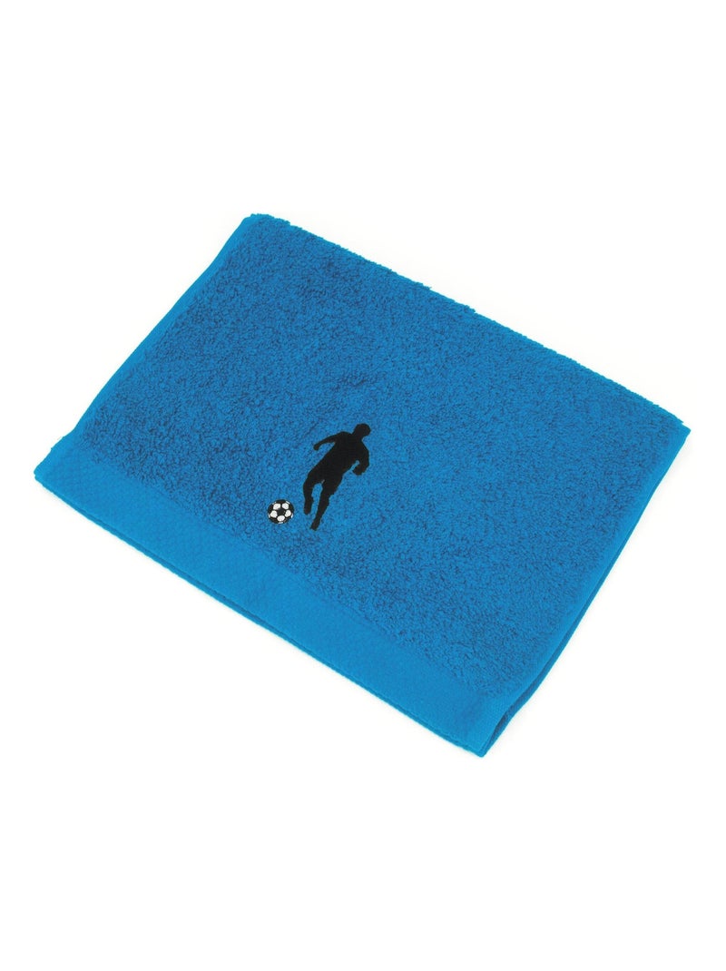 Parure de bain 8 pièces PURE FOOTBALL Bleu turquoise - Kiabi