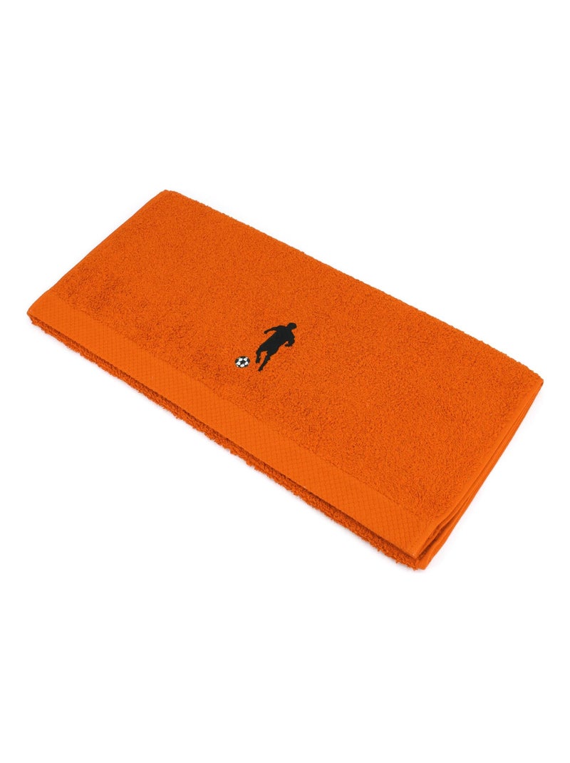 Parure de bain 8 pièces PURE FOOTBALL Orange mandarine - Kiabi