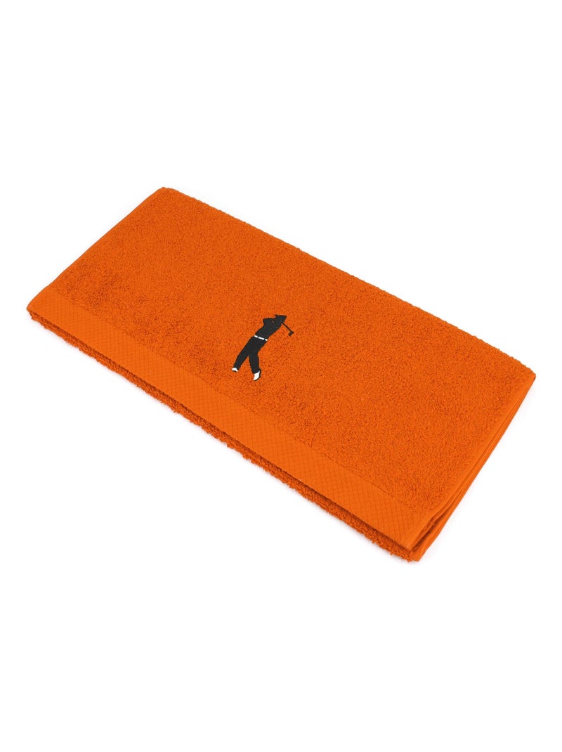 Parure de bain 8 pièces PURE GOLF Orange mandarine - Kiabi