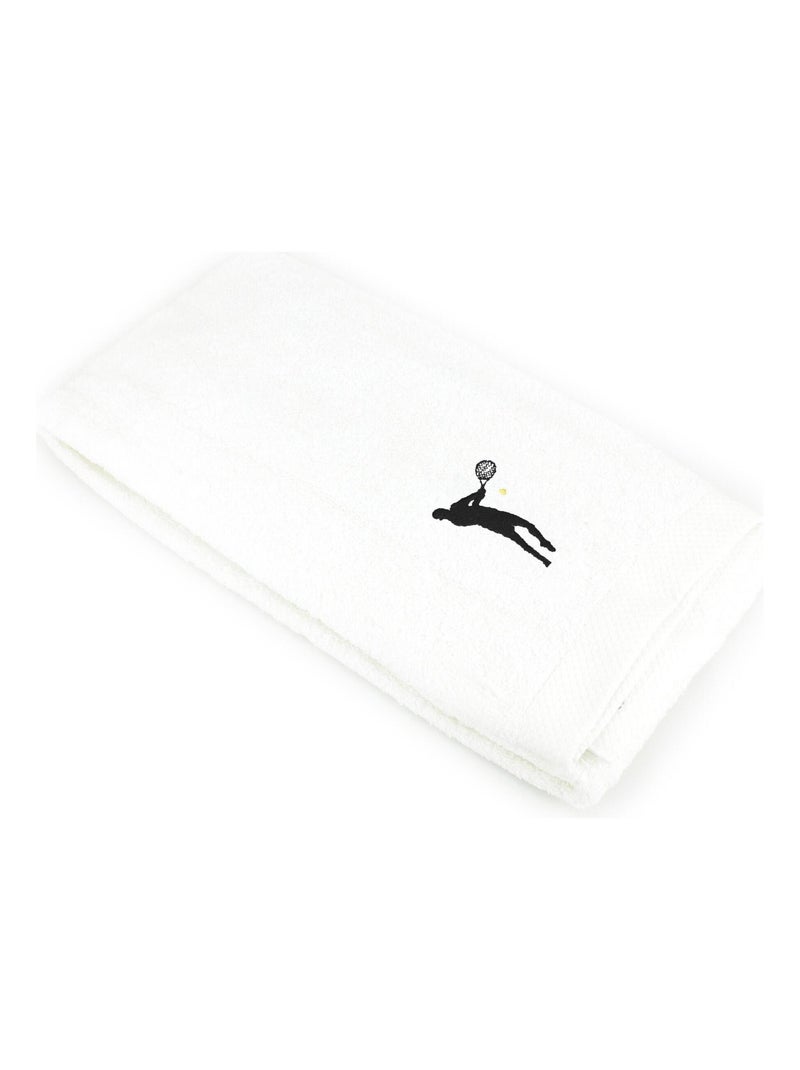 Parure de bain 8 pièces PURE TENNIS Blanc - Kiabi