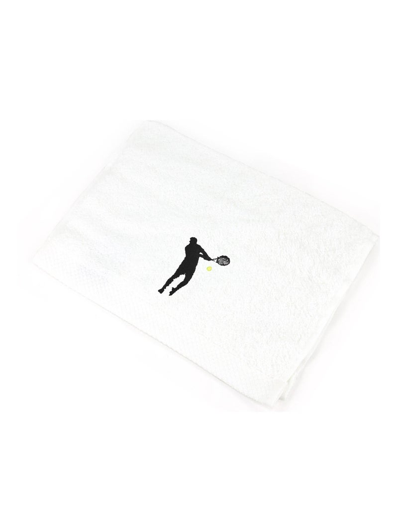 Parure de bain 8 pièces PURE TENNIS Blanc - Kiabi