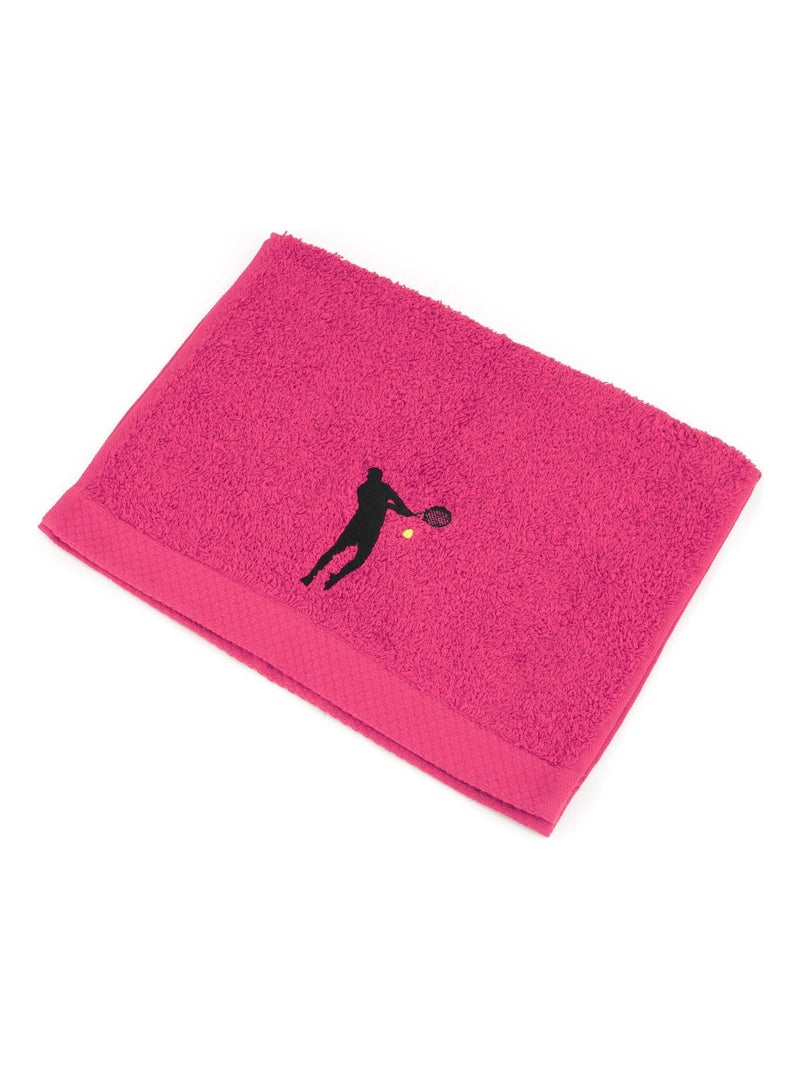 Parure de bain 8 pièces PURE TENNIS Rose - Kiabi