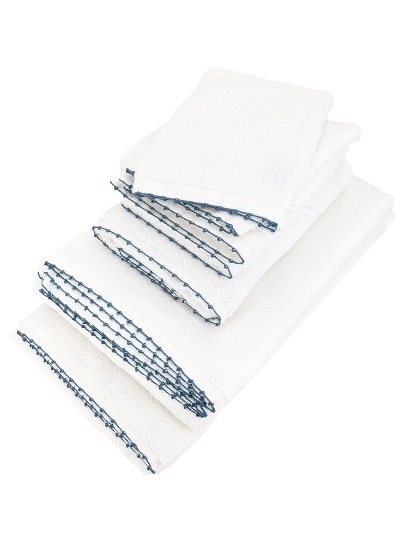 Parure de bain collection ORLA Bleu - Kiabi