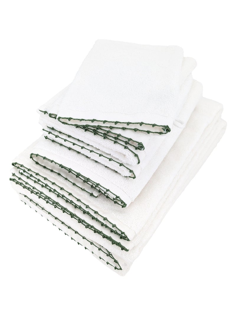 Parure de bain collection ORLA Vert - Kiabi