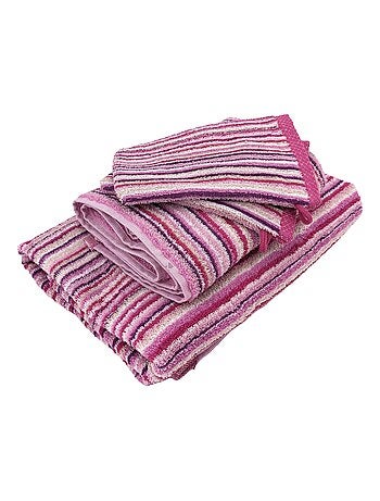 Parure de bain collection PURE STRIPES II 5 pièces