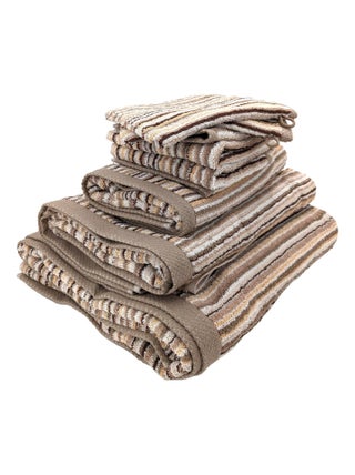 Parure de bain collection PURE STRIPES II 7 pièces