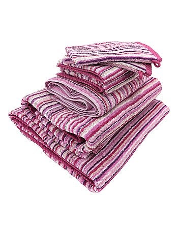 Parure de bain collection PURE STRIPES II 7 pièces