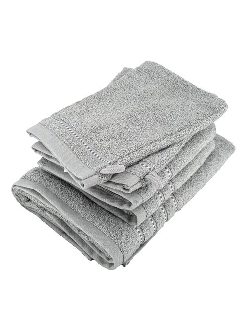 Parure de bain coton CHARM 4 pièces - Kiabi