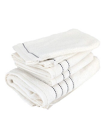 Parure de bain coton CHARM 4 pièces