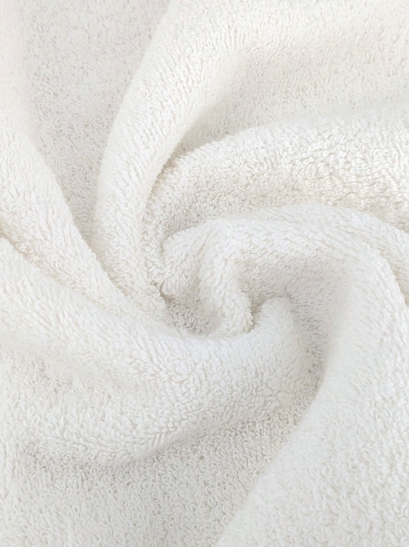 Parure de bain coton CHARM 4 pièces Blanc - Kiabi