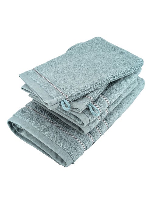 Parure de bain coton CHARM 4 pièces - Kiabi