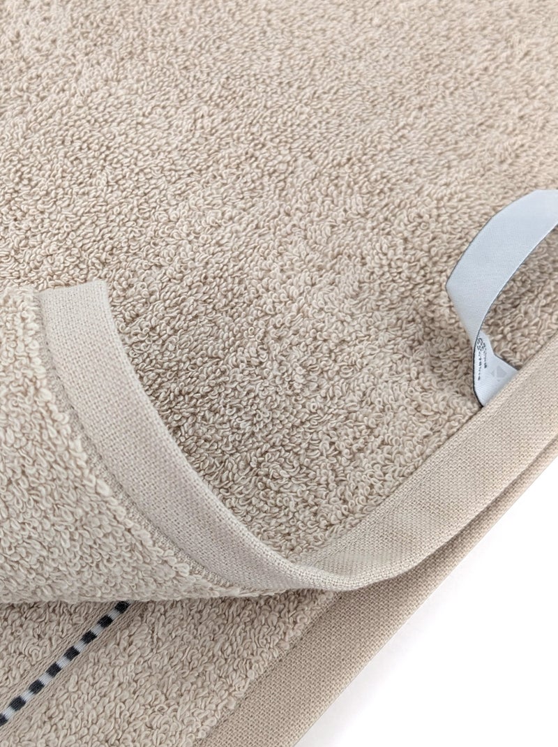 Parure de bain coton CHARM 4 pièces Ivoire - Kiabi