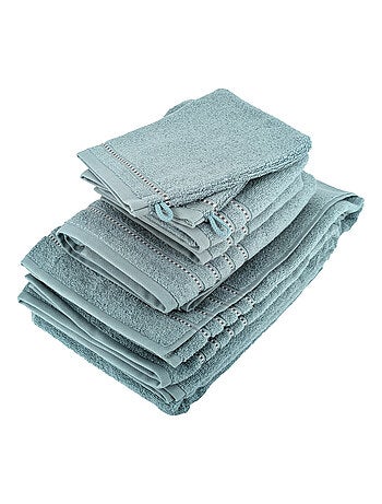Parure de bain coton CHARM 6 pièces