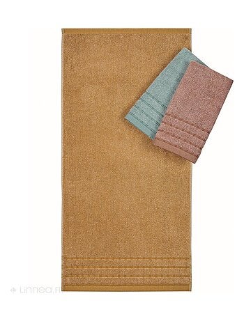 Parure de bain coton VIVID 6 pièces