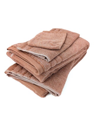 Parure de bain coton VIVID 6 pièces
