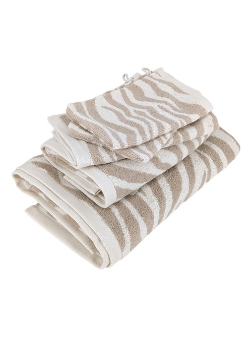 Parure de bain coton ZEBRA SOFT 4 pièces Zèbre - Kiabi