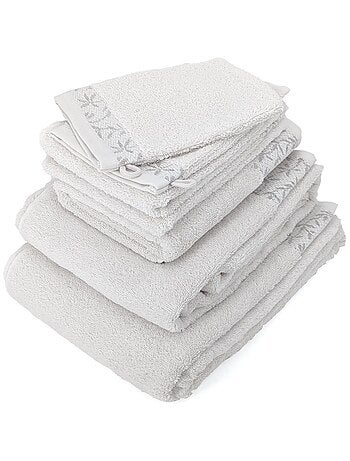 Parure de bain DRY VINE coton - 7 pièces