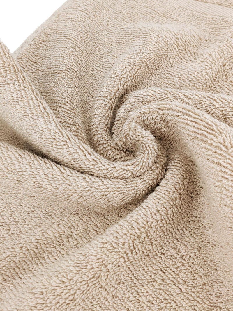 Parure de bain EFFICIENCE PURE 5 pièces Beige argile - Kiabi