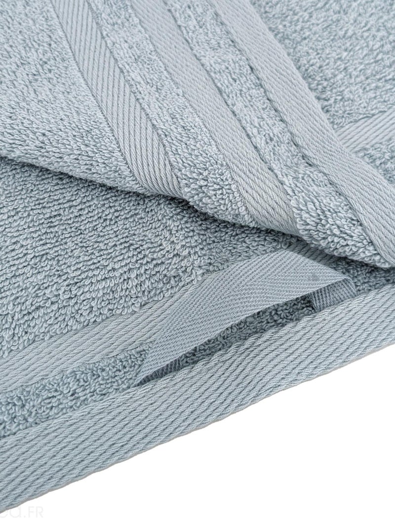 Parure de bain EFFICIENCE PURE 5 pièces Bleu clair - Kiabi