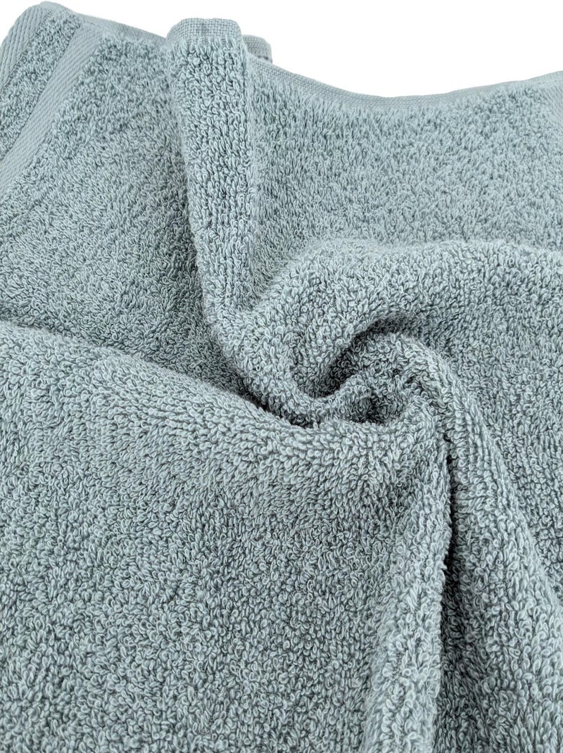 Parure de bain EFFICIENCE PURE 5 pièces Vert kaki clair - Kiabi