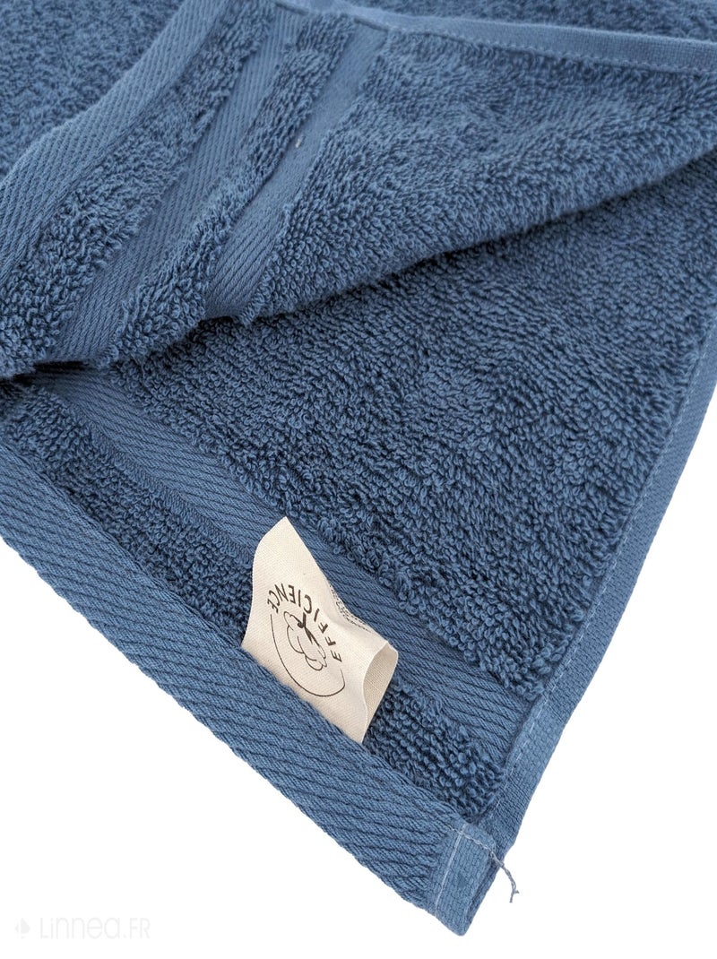 Parure de bain EFFICIENCE PURE 7 pièces Bleu impérial - Kiabi
