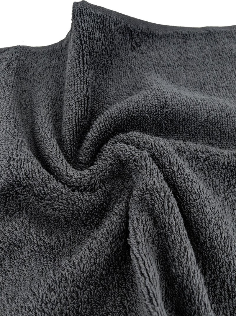 Parure de bain EFFICIENCE PURE 7 pièces Noir ébène - Kiabi
