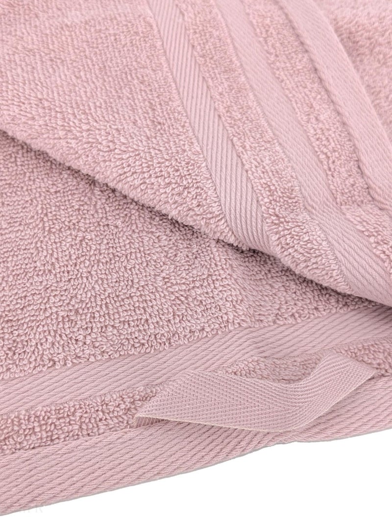 Parure de bain EFFICIENCE PURE 7 pièces Rose parme - Kiabi