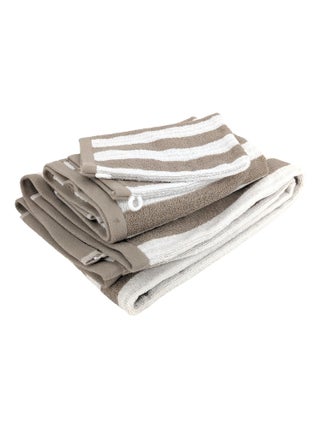 Parure de bain EFFICIENCE STRIPES 4 pièces