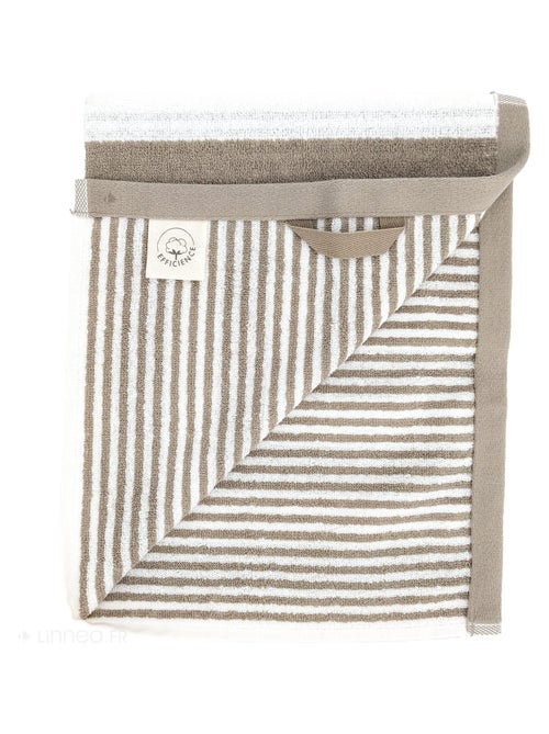 Parure de bain EFFICIENCE STRIPES 4 pièces - Kiabi