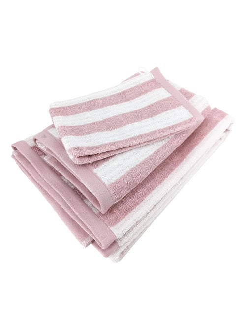 Parure de bain EFFICIENCE STRIPES 4 pièces - Kiabi