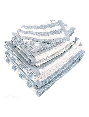 Parure de bain EFFICIENCE STRIPES 7 pièces