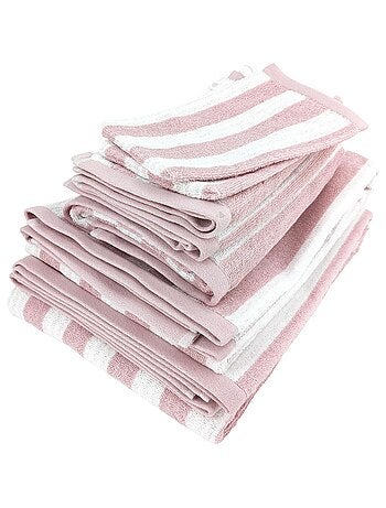 Parure de bain EFFICIENCE STRIPES 7 pièces