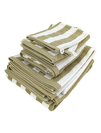Parure de bain EFFICIENCE STRIPES 7 pièces