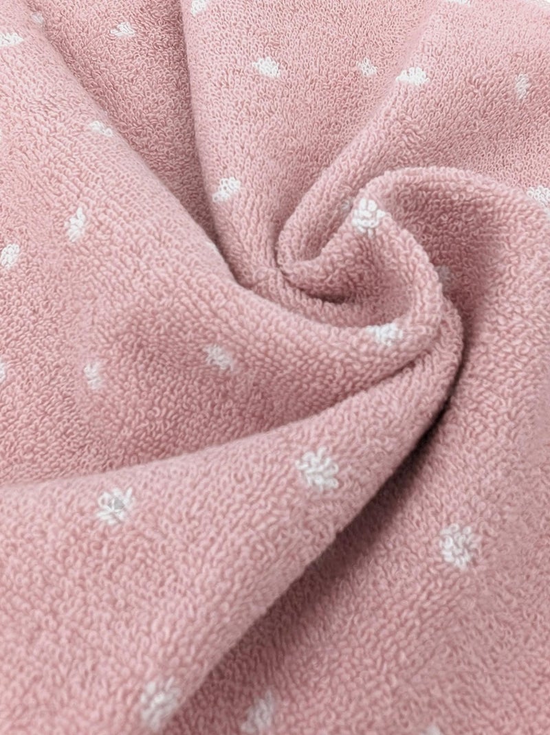 Parure de bain EFFICIENT DOTS Rose parme - Kiabi
