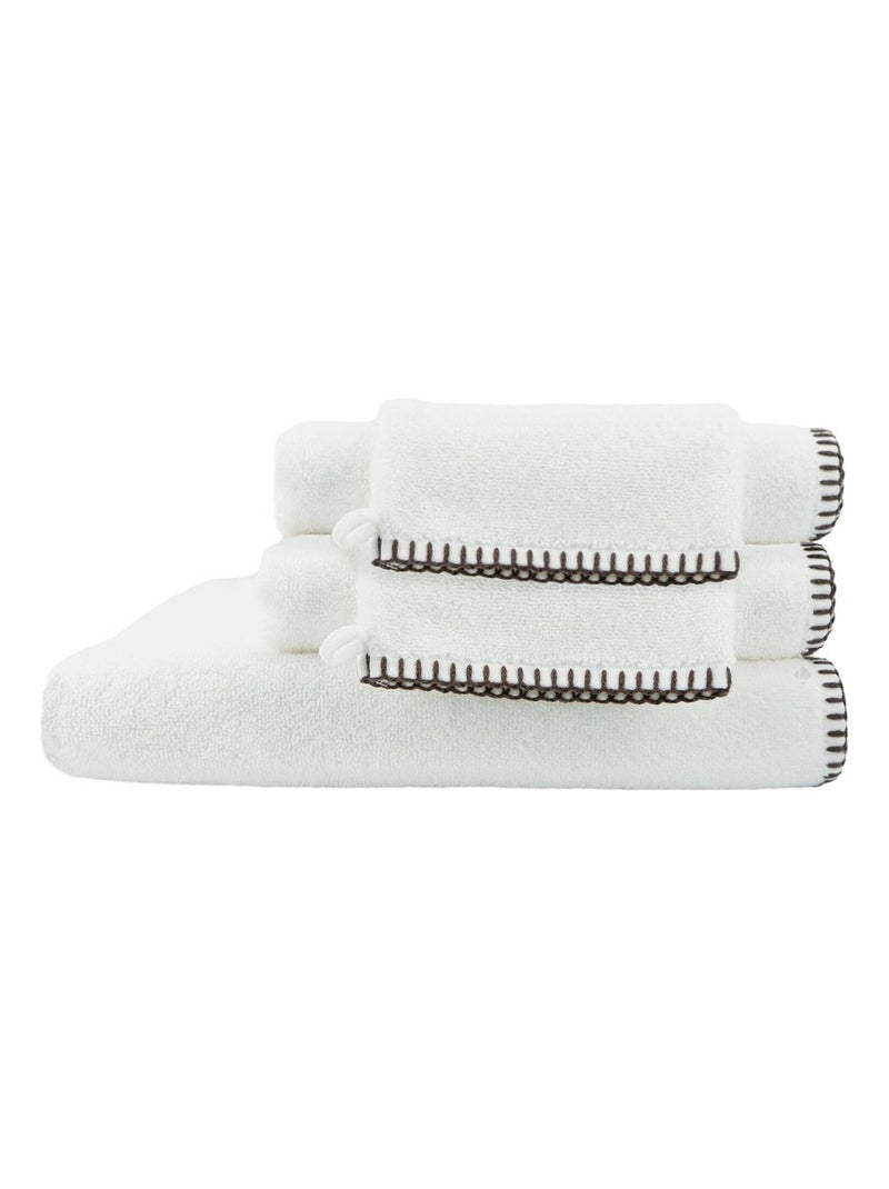 Parure de bain FJORD coton Blanc - Kiabi
