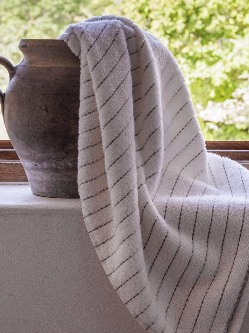 Parure de bain micro-coton KOS Bleu topaze - Kiabi