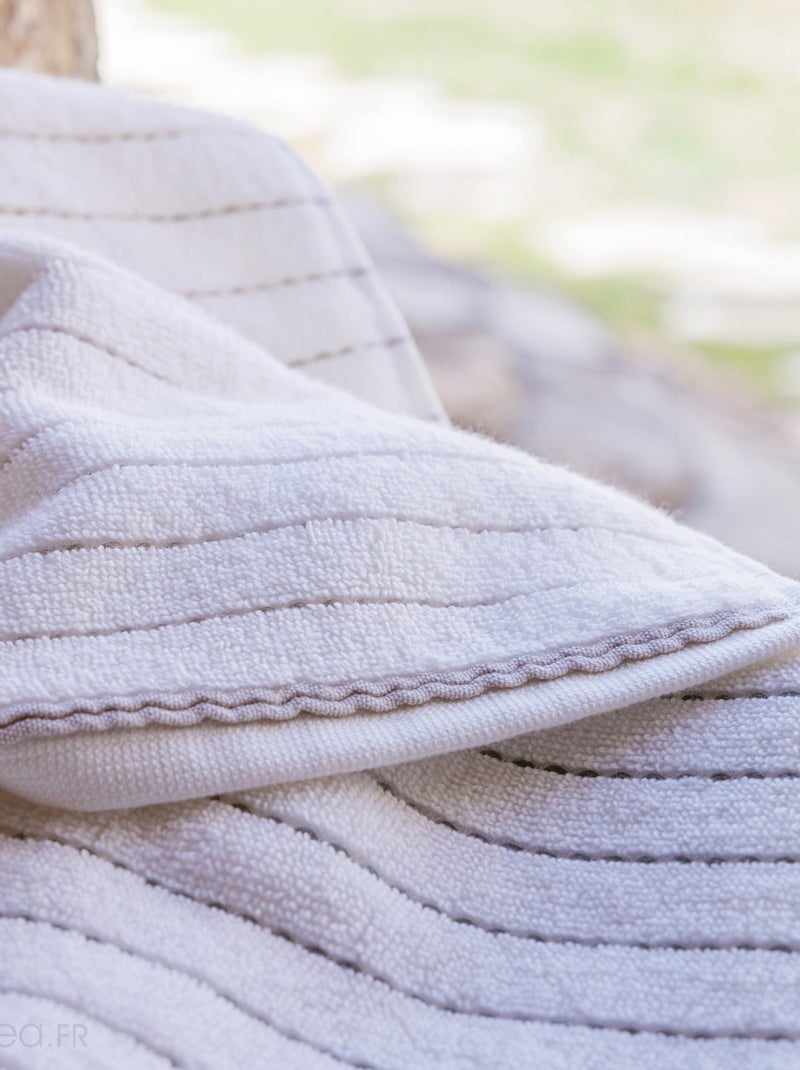 Parure de bain micro-coton KOS Vert anis - Kiabi