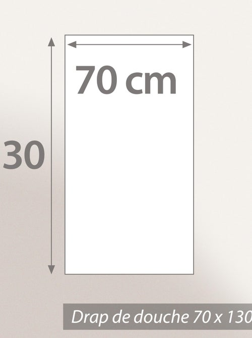 Parure de bain micro-coton KOS - Kiabi