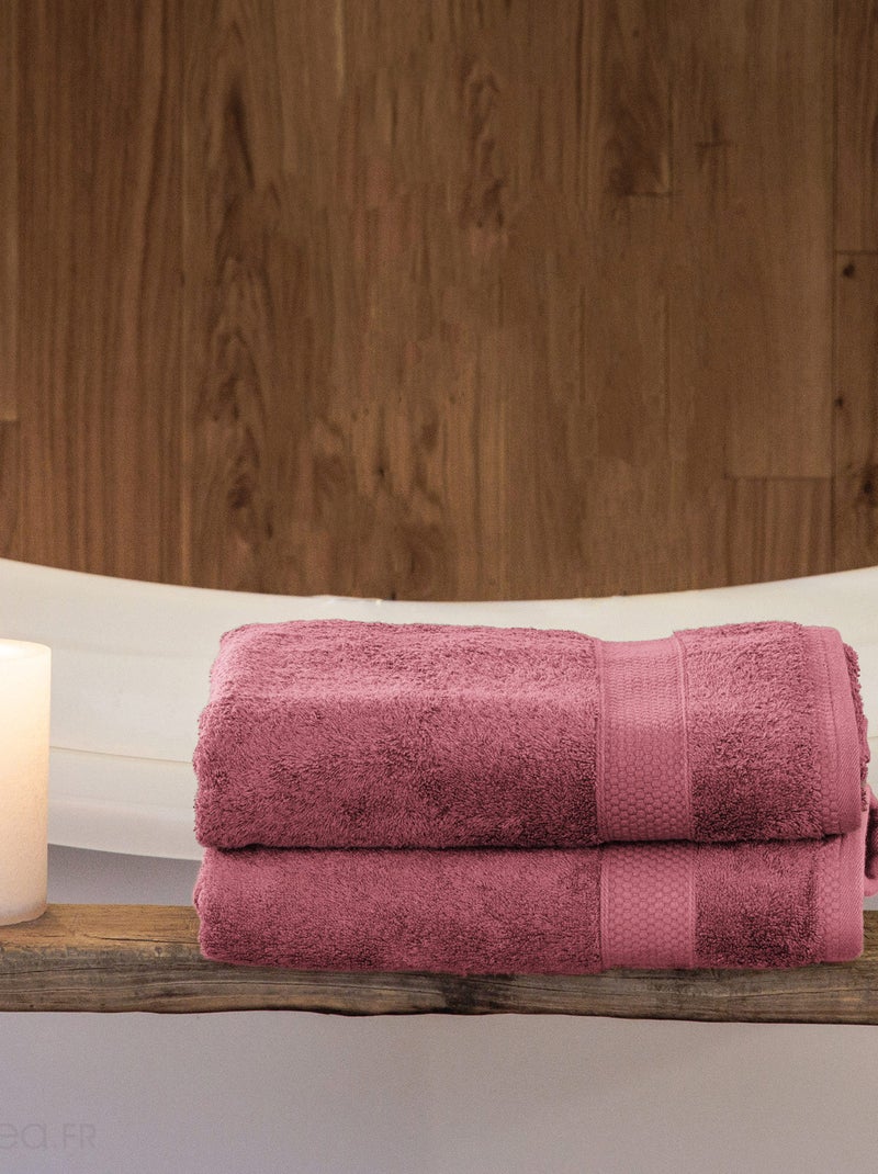 Parure de bain NAÏA 5 pièces Rose rouge - Kiabi