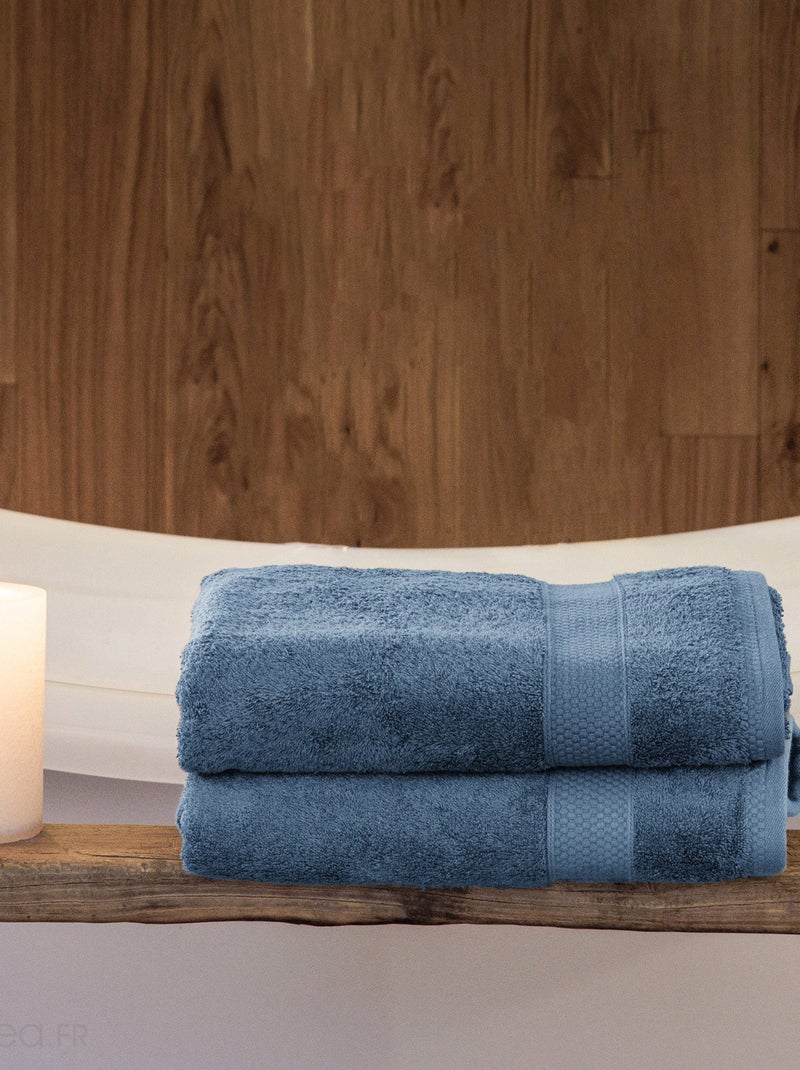 Parure de bain NAÏA 7 pièces Orange clair - Kiabi