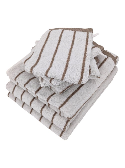 Parure de bain PURE LIGHT 7 pièces - Kiabi
