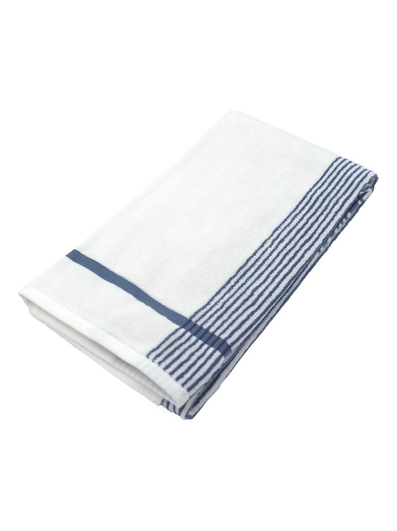 Parure de bain RIBBON 6 pièces Bleu - Kiabi