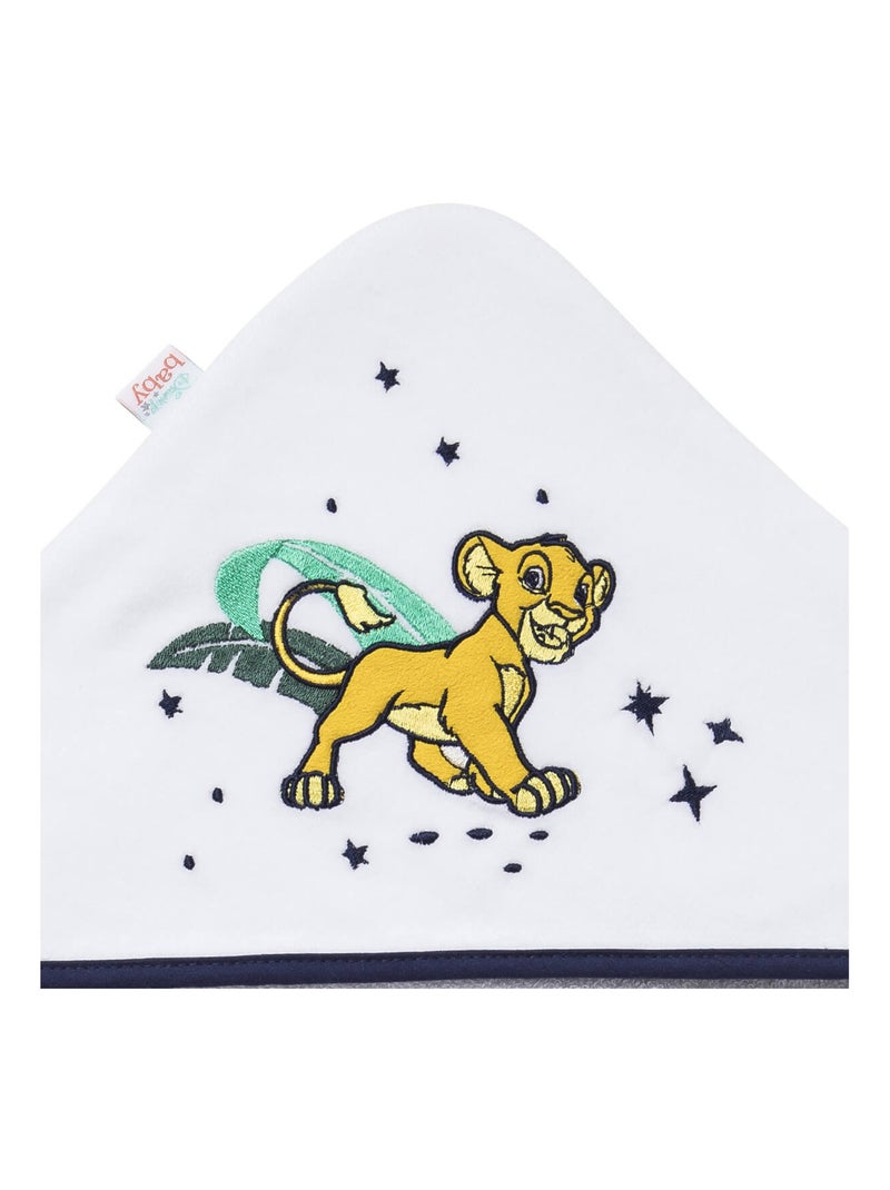 Parure de bain Roi Lion Star - 80x80 cm Bleu - Kiabi