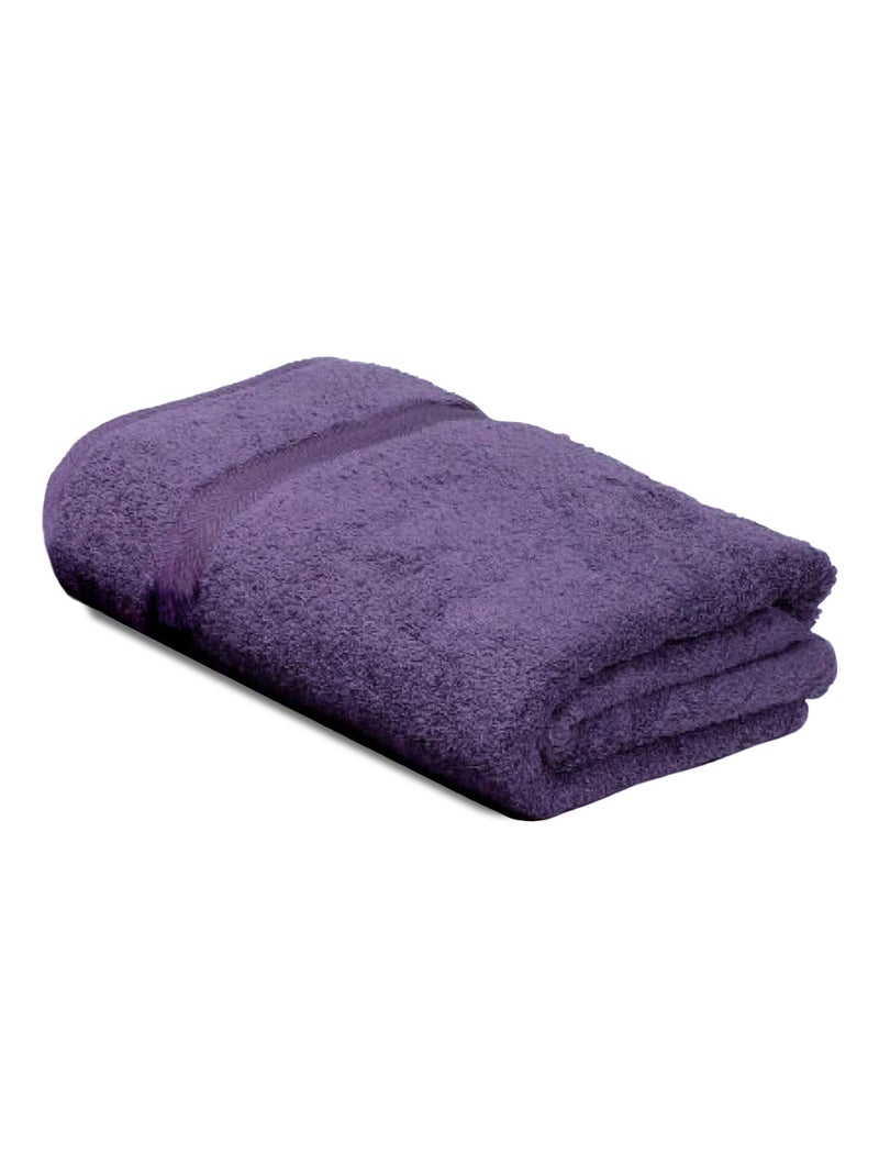 Parure de bain ROYAL CRESENT 5 pièces Violet prune - Kiabi