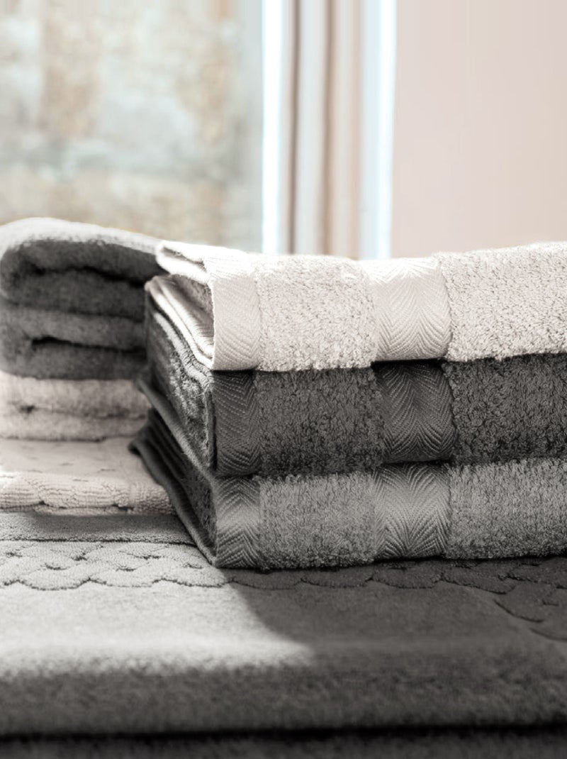 Parure de bain ROYAL CRESENT 7 pièces Blanc - Kiabi