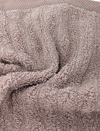 Parure de bain uni coton SPECTRE - 7 pièces