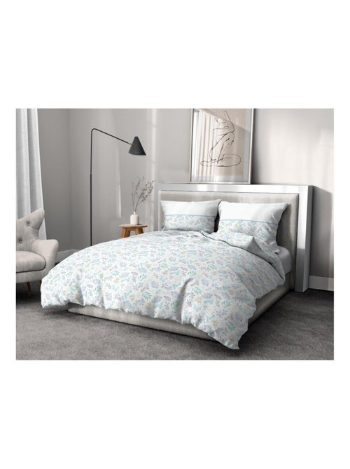 Parure de couette  100%  coton 57 fils     - ADONIS - Kiabi