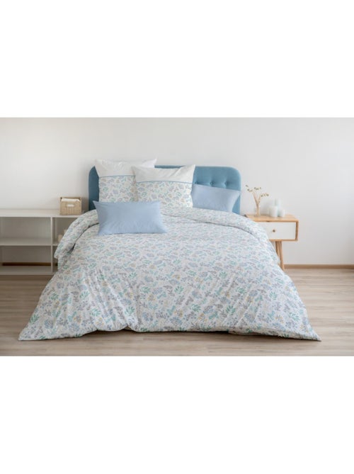 Parure de couette  100%  coton 57 fils     - ADONIS - Kiabi