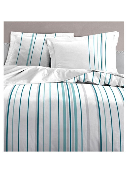 Parure de couette  100%  coton 57 fils     - BELLAMY - Kiabi